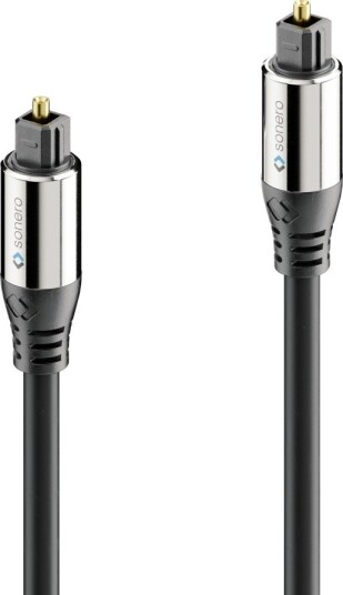 Sonero Optisk Lydkabel 3,0 M – Toslink Hann/Hann – Sort S Oc100 030