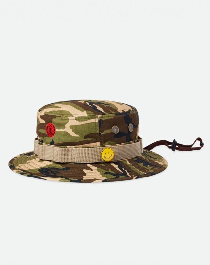Brixton Love Packable Bucket Hat Svart, Oliven, Brun