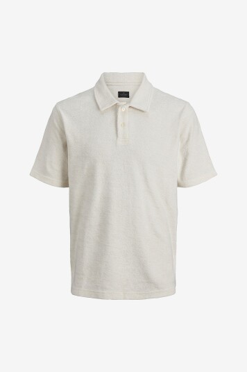 Jack & Jones Junior Skjorte jprBlaben SS Polo Jnr Hvit