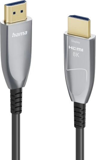 Hama 00202036 20 M Hdmi Type A Standard Hdmi Type A Standard 3D 48 Gbit/S Svart Grå Sølv
