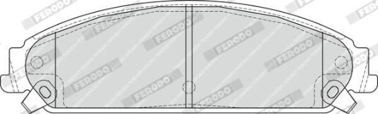 Bremseklosser FERODO FDB4078 Bremseklosser FERODO FDB4078