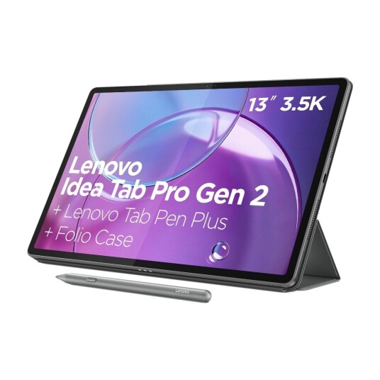 Lenovo Idea Tab Pro Gen 2 13" inkl. folio deksel og penn Wi Fi 8GB/256GB Luna Grey Lenovo Idea Tab Pro Gen 2 13" inkl. folio deksel og penn Wi Fi 8GB/256GB Luna Grey