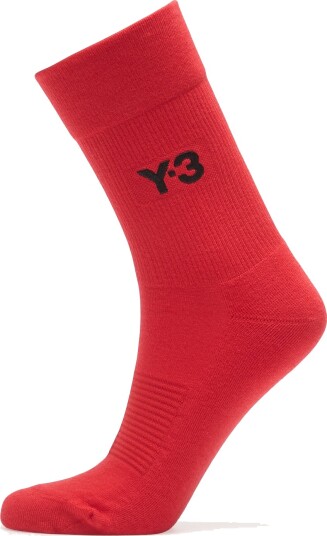 Sokker Y 3 Classic Crew Socks Scarlet S