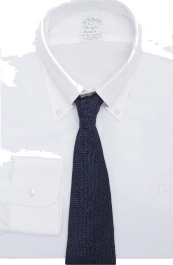 Brooks Brothers Herre Skjorter Hvit 4XL,