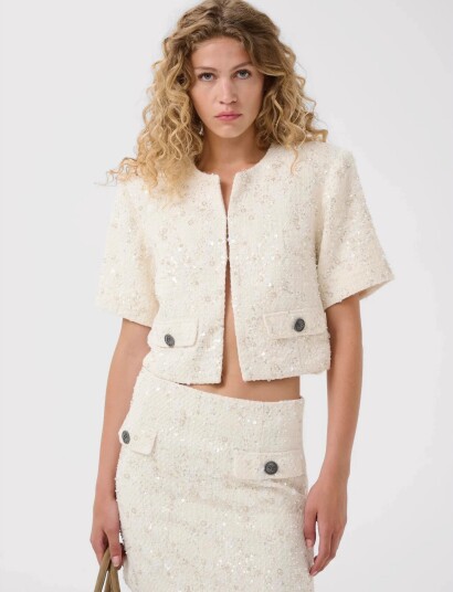 Gestuz Gzchanaya Ss Jacket Cream 38 Gestuz Gzchanaya Ss Jacket Cream 38