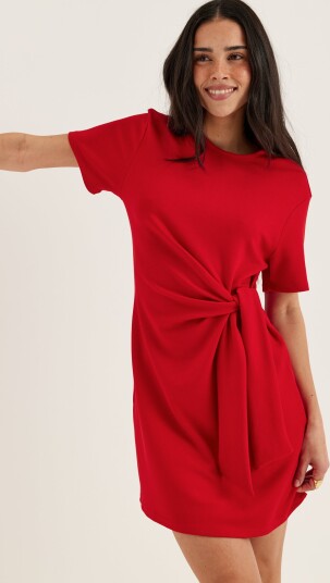 Bubbleroom Knot Tee Dress
