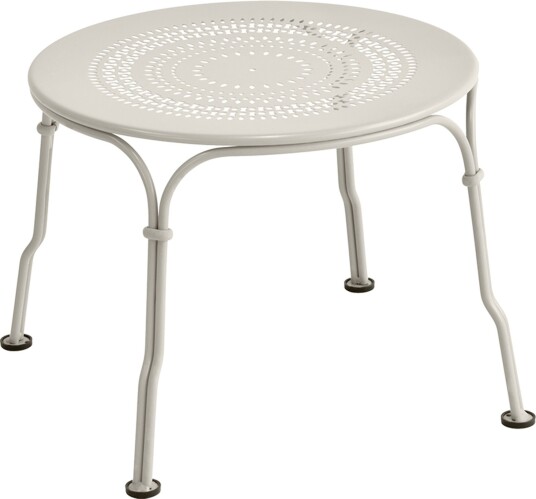 Fermob   1900 Low Table Clay Grey A5   Utendørs Småbord Og Sidebord   Grønn,Grå   Metall