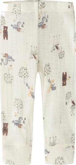 Name It Wang Wool Needle Longjohn Hvit 86