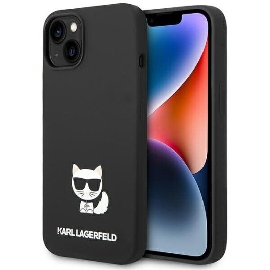Karl Lagerfeld iPhone 14 Plus Deksel Choupette Svart