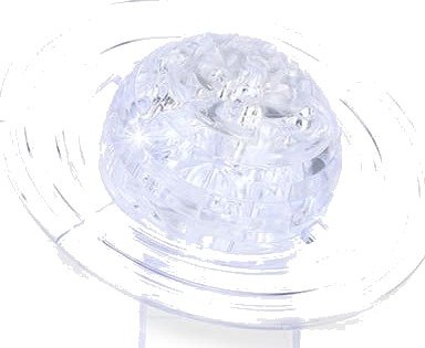 Puslespill Byggeklosser 3d Saturn Planet Krystallpuslespill Gjennomsiktig