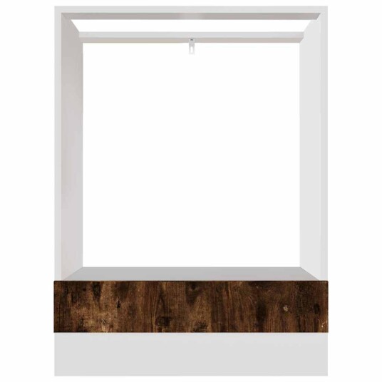 vidaXL Ovnskap r?kt eik 60x46x81,5 cm konstruert tre vidaXL Ovnskap r?kt eik 60x46x81,5 cm konstruert tre
