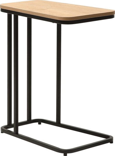 Sidebord HOME4YOU Hedvig 50x32x60 cm ask/svart - ask/svart
