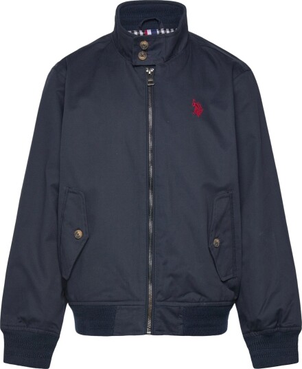 U.S. Polo Assn. Cotton Twill Harrington Navy 134