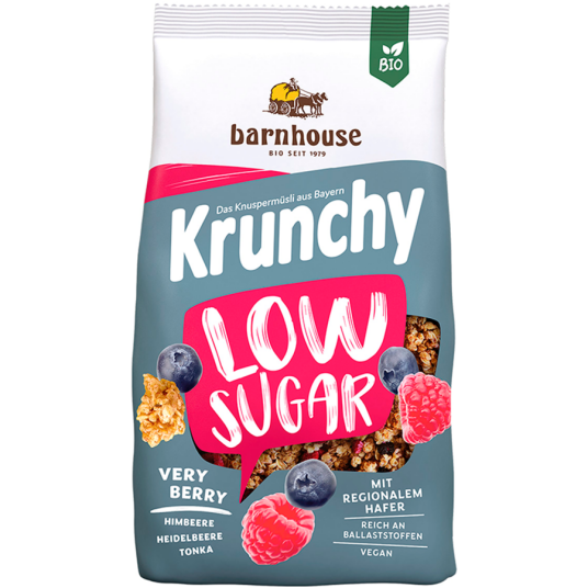 Barnhouse Müsli med bær lavt sukkerinnhold 375 g Barnhouse Müsli med bær lavt sukkerinnhold 375 g