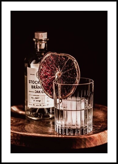 The Sipping Gin Poster Plakat / 70x100cm The Sipping Gin Poster Plakat / 70x100cm