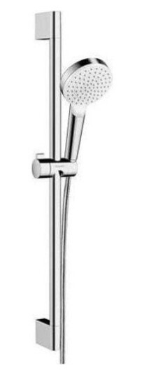 Hansgrohe Crometta Dusjsett 65 cm, EcoSmart, 1jet, Hvit/Krom