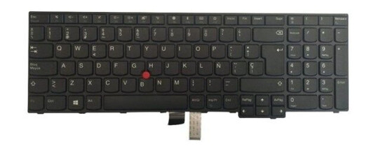 Lenovo Lite-On - Brbart tastatur - til utskifting - Spansk - Svart