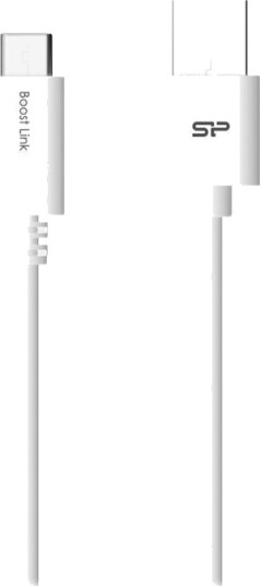 Silicon Power Boost Link Pvc Lk10ac Usb-Kabel Usb-C Hann Til 4-Pins Mini Usb-Type A Hann Usb 2.0 2.4 A 1 M Hvit