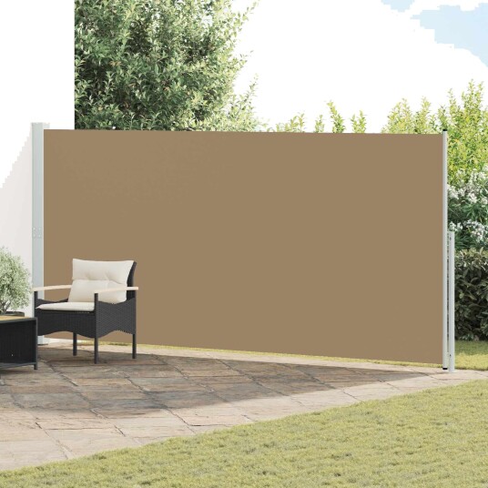 vidaXL Utklappbart side markise Rektangulær 200 x 500 cm