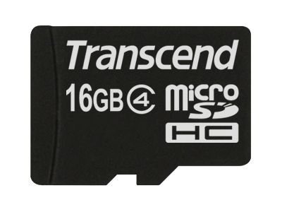 Transcend - Flashminnekort - 16 Gb - Class 4 - Microsdhc Transcend - Flashminnekort - 16 Gb - Class 4 - Microsdhc