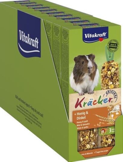 Vitakraft 10 X Kräcker Honey-Spelt Guinea Pig (Bundle)