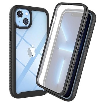 360 Beskyttelse iPhone 14 Deksel Svart / Klar