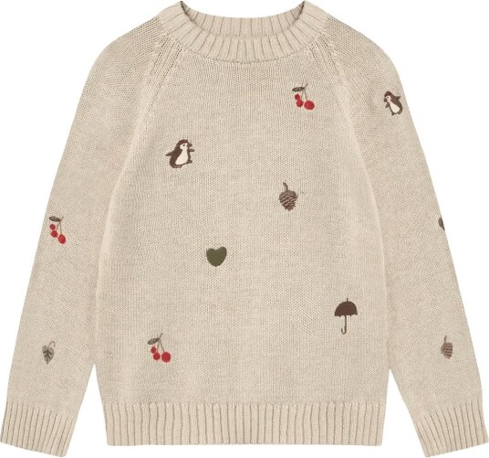 Fliink Nova Icon Pullover - SANDSHELL - 1-1.5Y(85 cm)