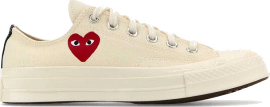 Comme des Garçons Play Dame Sko Hvit 37 EU, Comme des Garçons Play Dame Sko Hvit 37 EU,