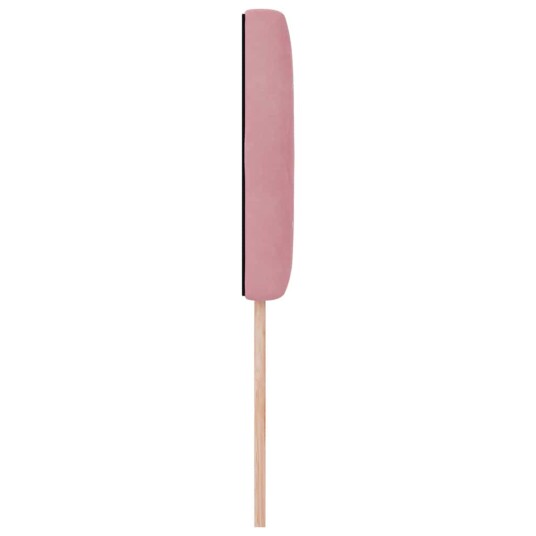 Hodegjerde med Krystallknapper Plysj Rosa 90 cm