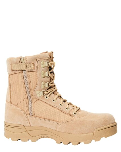 Brandit Tactical Security Støvle m. Glidelås Beige