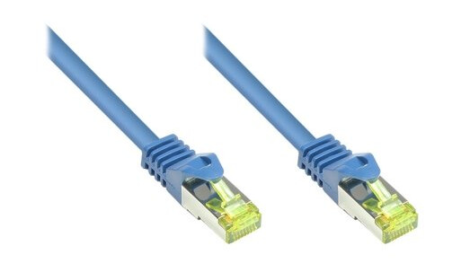 Rj45 Patchkabel Mitcat.7 Rohkabel Und Rastnasenschutz (Rns®) S/Ftp Pimf Halogenfrei 600Mhz Ofc Blau 5M Good Connections® (8070R-050B)