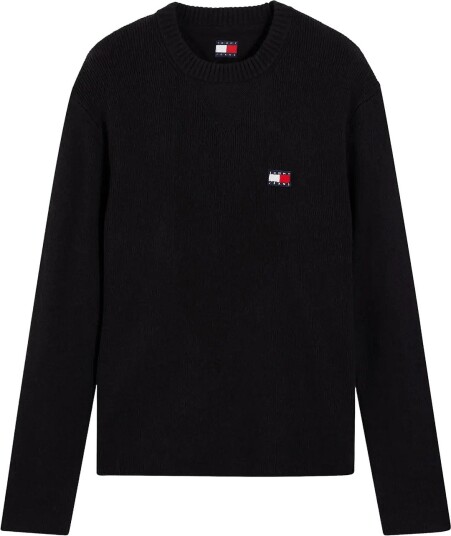 Tommy Jeans Tjm Reg Wool Mix Sweater Black S