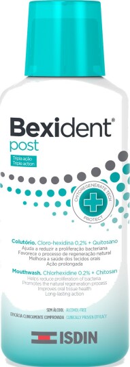 Bexident Post Munnskyll 0,20 % Klorheksidin + Chitosan 250 ml