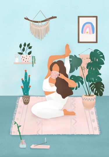 Yoga Time Plakat / 100x150 Yoga Time Plakat / 100x150