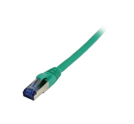 SYNERGY Patchkabel RJ45, CAT6A 500Mhz, 0,25m, grün, S-STP(S/FTP), TPE(Superflex), AWG26, Synergy 21
