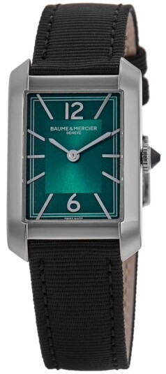 Baume & Mercier Dameklokke M0A10630 Hampton Grønn/Lær