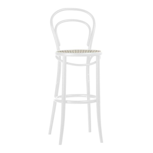 Ton No 14 Barstol Rotting 61 cm Hvit Ton No 14 Barstol Rotting 61 cm Hvit