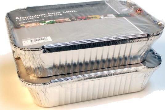 ALUMINIUMFORM 1,9L M/LOKK 3-PK