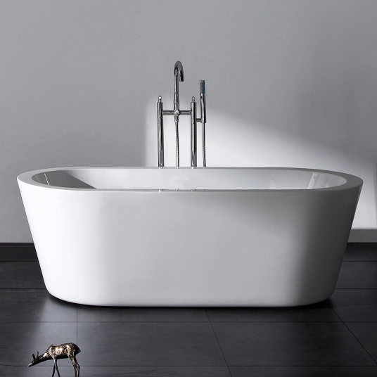 Bathlife Chakra Frittstående badekar 1600x700 mm, Akryl, Hvit Bathlife Chakra Frittstående badekar 1600x700 mm, Akryl, Hvit