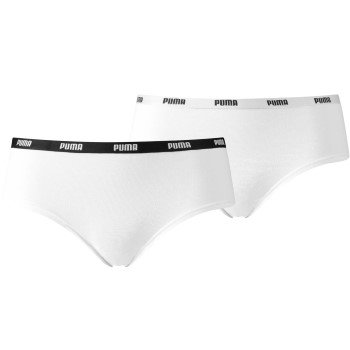 Puma Truser 2P Iconic Solid Hipster Hvit Large Dame