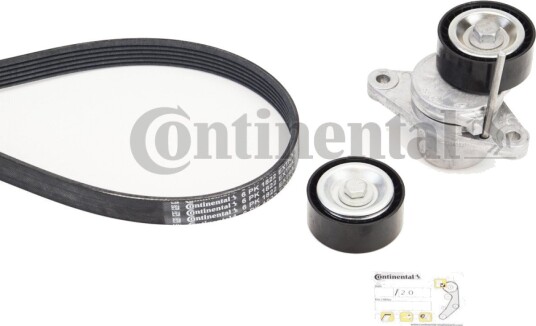 Kileremsett CONTITECH 6PK1822 EXTRA K1 Kileremsett CONTITECH 6PK1822 EXTRA K1