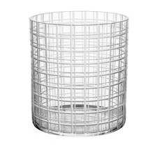 CUT IN NUMBER Vase H 200 mm Rutemønster CUT IN NUMBER Vase H 200 mm Rutemønster