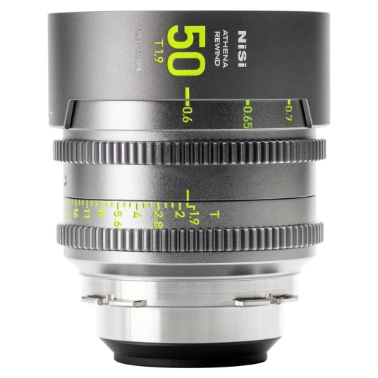 NiSi Athena Prime Rewind 50mm T1.9 Cine Lens. PL Mount