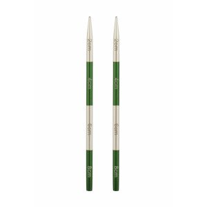 KnitPro SmartStix Korte Utskiftbare Rundpinner Aluminium 9cm 3,00mm