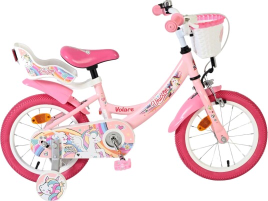 Volare Unicorn Barnesykkel 14" Rosa Volare Unicorn Barnesykkel 14" Rosa