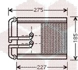 Varmeapparat register VAN WEZEL 82006168