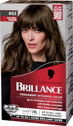 Schwarzkopf Brilliance 862 Natural Brown