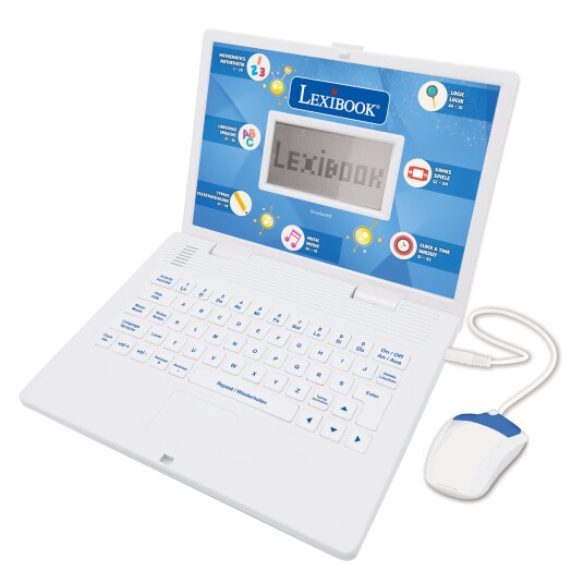 Lexibook Bilingual Educational Laptop – 124 activities DE/EN JC598i3