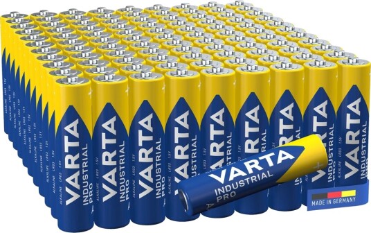 VARTA Industrial Pro AAA batteri, 100 stk