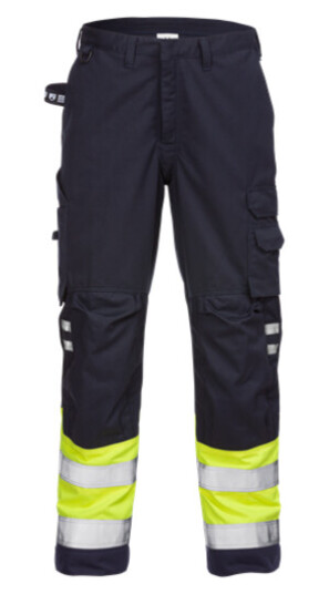 Fristads Byxa Flamestat 2176 Aths, Klass 1 Varsel Gul/marinblå D104